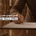 أضمن نموذج عقد بيع تجاري لتأمين صفقاتك وحماية حقوقك المالية